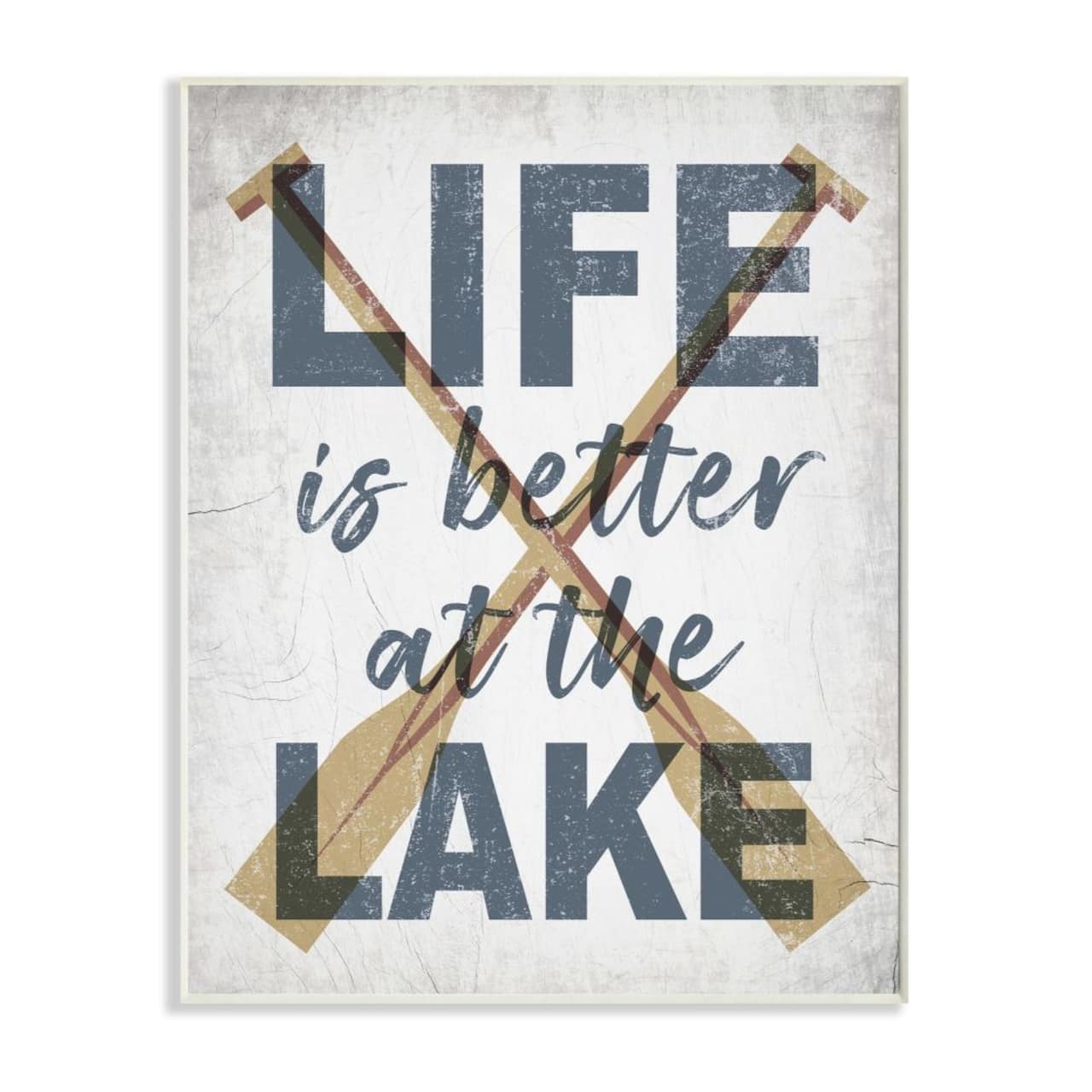 Stupell Industries Life is Better at the Lake Wall Sign